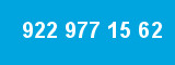 922 977 15 62 922 977 15 62
